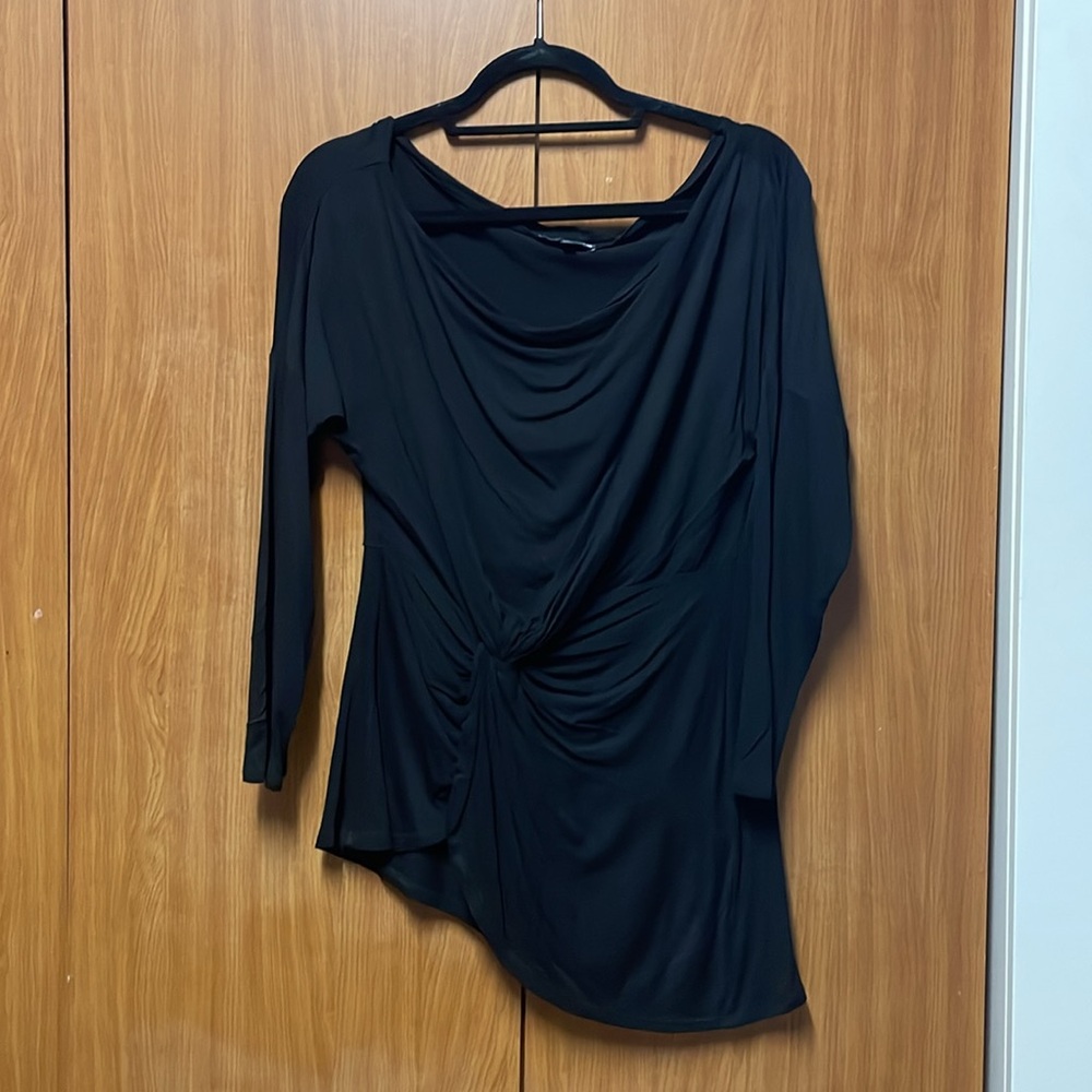 NWOT Fashionova Off The Shoulder Top - Black - Size 1X - Picture 6 of 11